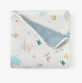 Ocean Adventure Organic Muslin Security Blanket