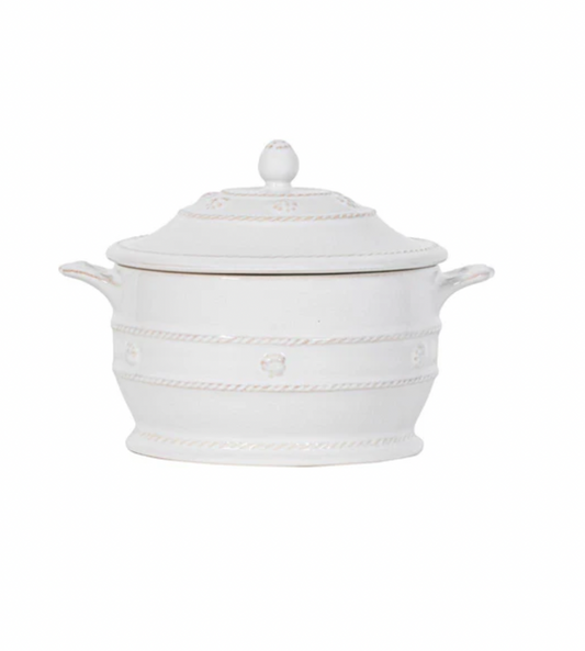 Berry & Thread Mini Cocotte - Whitewash