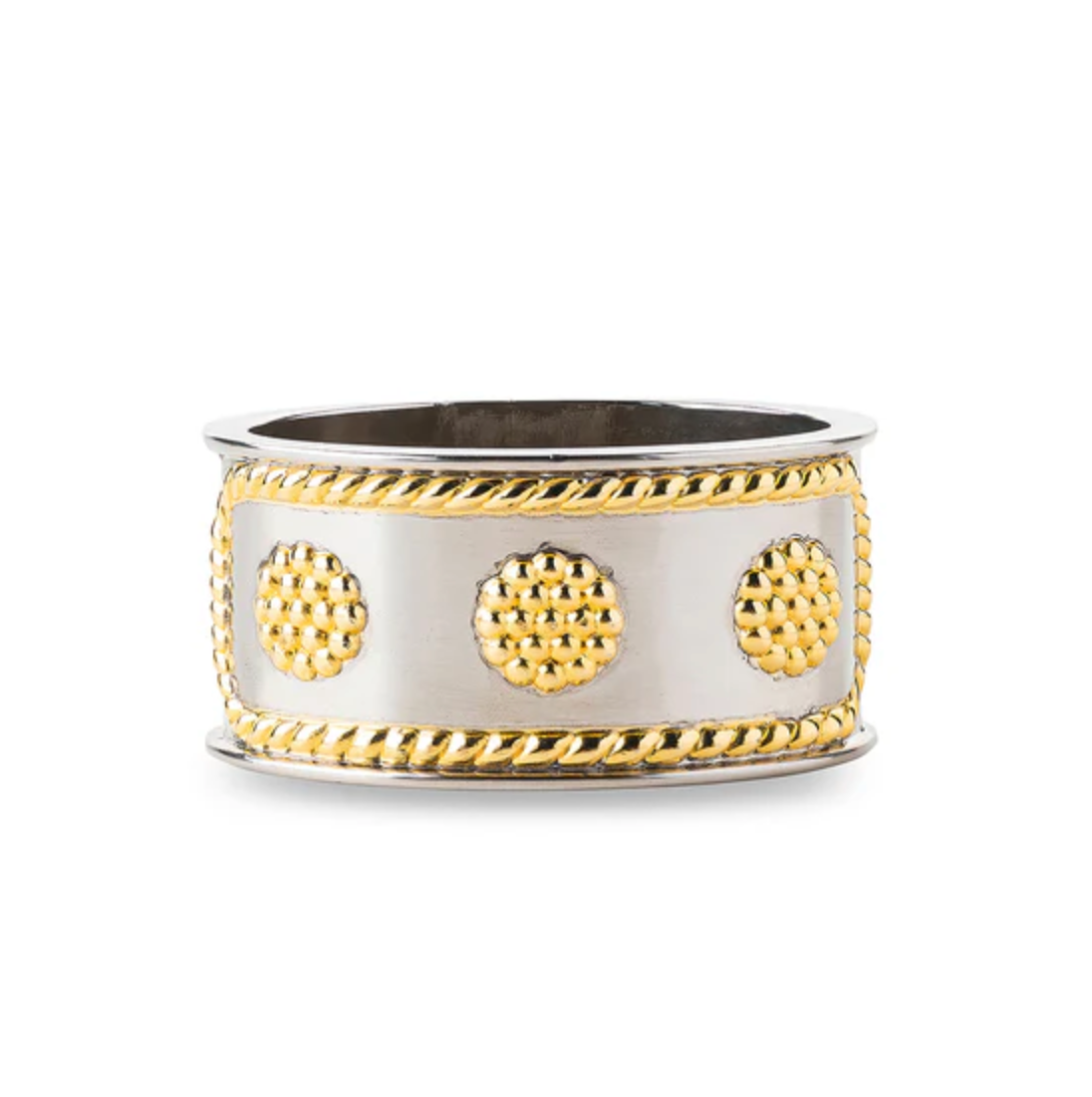 Berry & Thread Napkin Ring - Silver/Gold