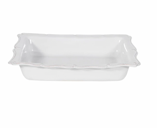 Berry & Thread 17" Rectangular Baker - Whitewash