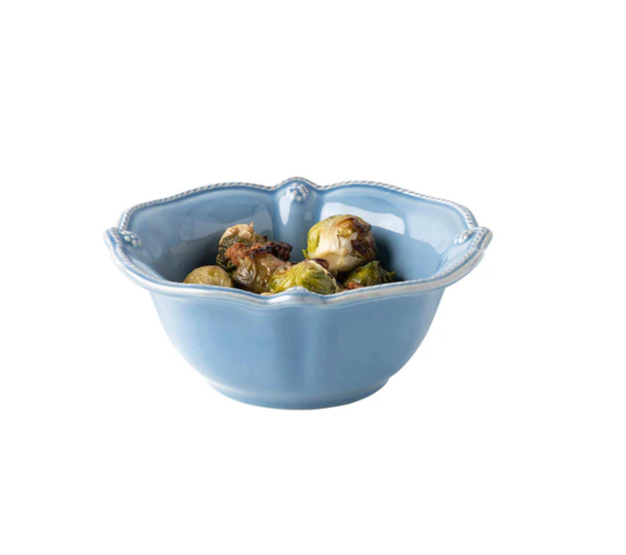 Berry & Thread Scallop Cereal Bowl - Chambray