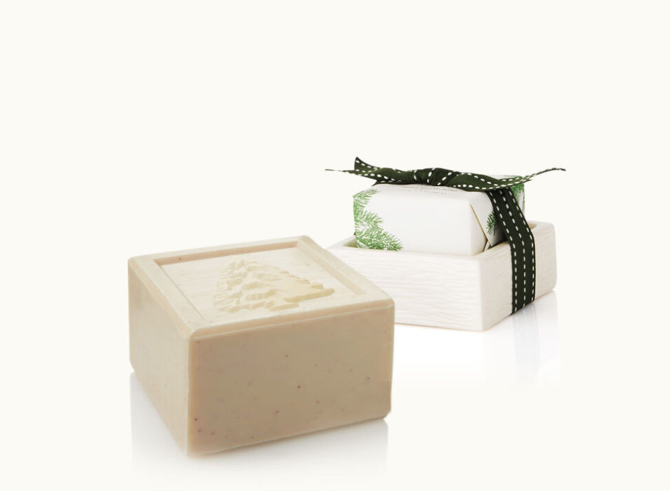 Frasier Fir Bar Soap and Dish Set