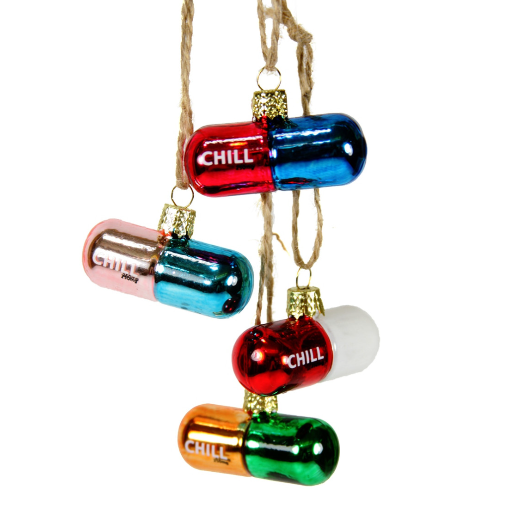 Chill Pills Ornament