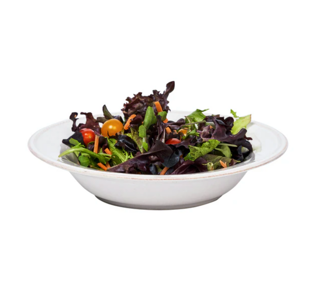 Berry & Thread  Rimmed Soup Bowl - Whitewash
