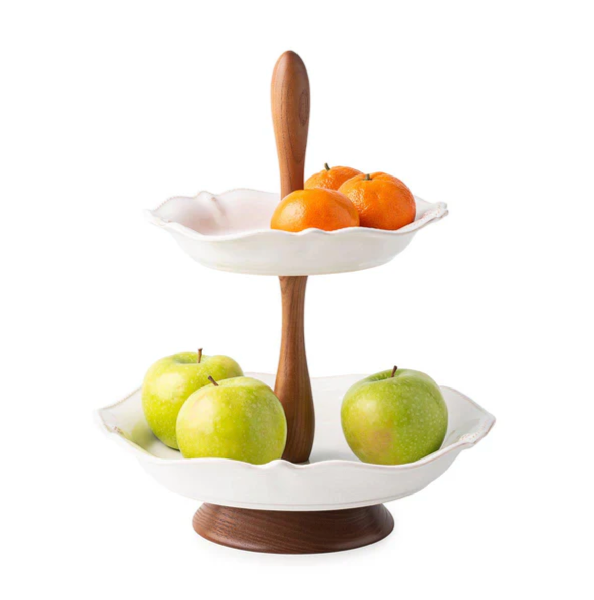 Berry & Thread Whitewash Tiered Serving Stand