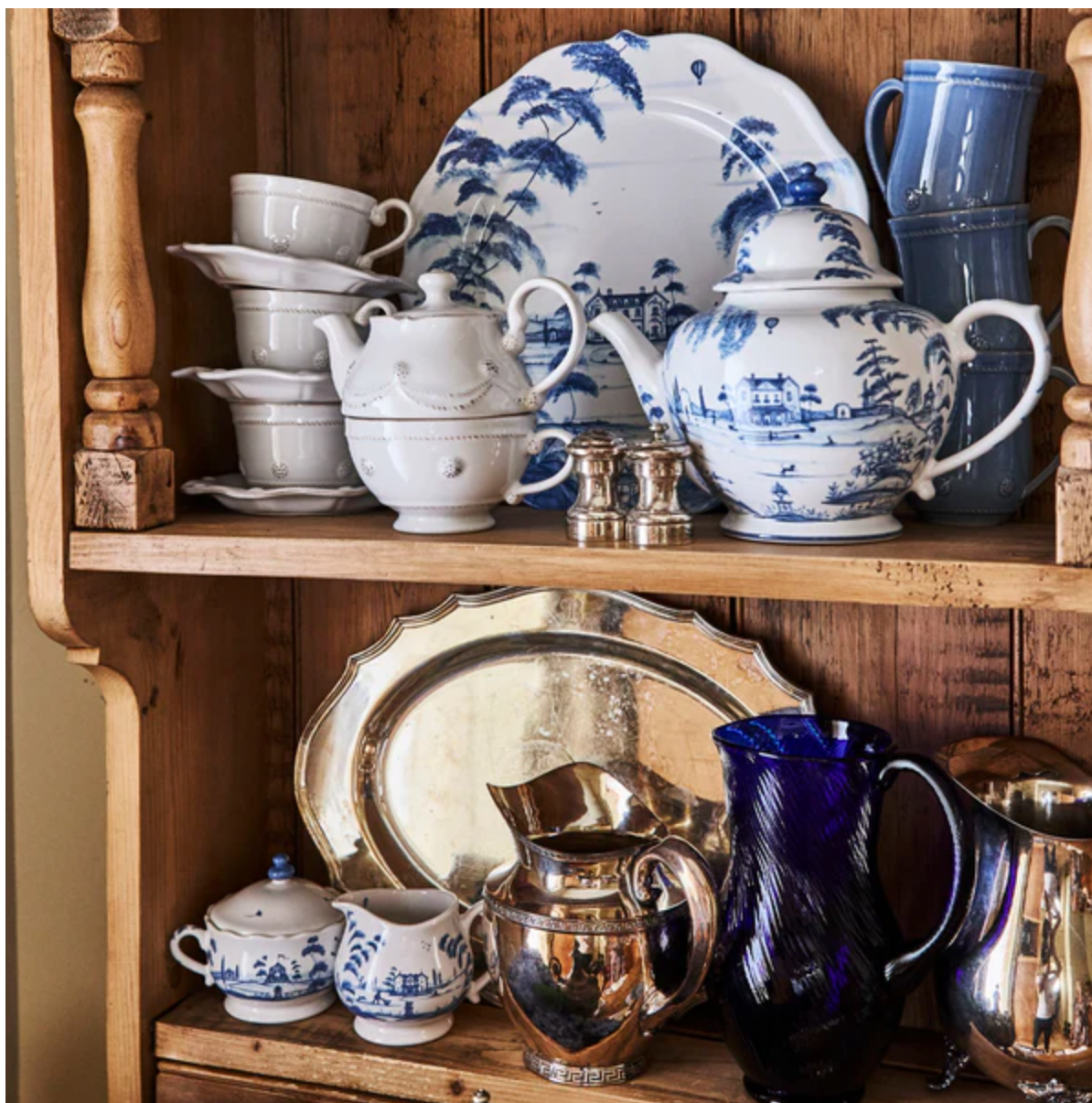 Country Estate Creamer - Delft Blue