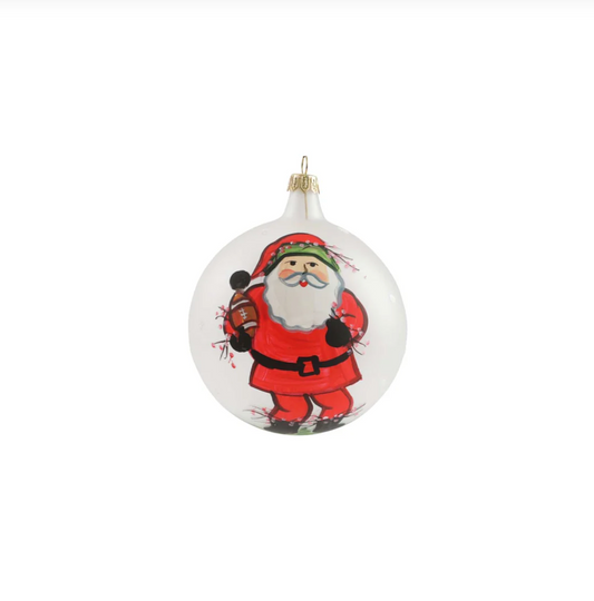 Old St. Nick Football Ornament