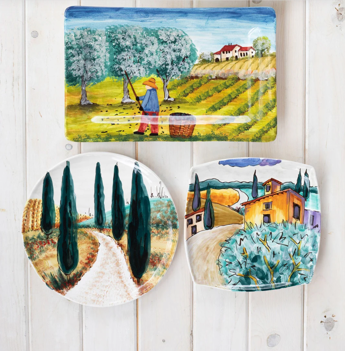 Wall Plates Olive Grove Rectangular Platter