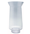 Clear Hurricane Candleholder 16x8