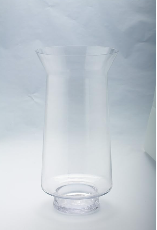 Clear Hurricane Candleholder 16x8