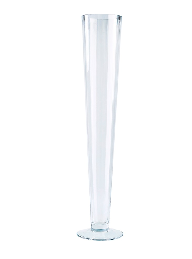 Clear Vase 23.5x4