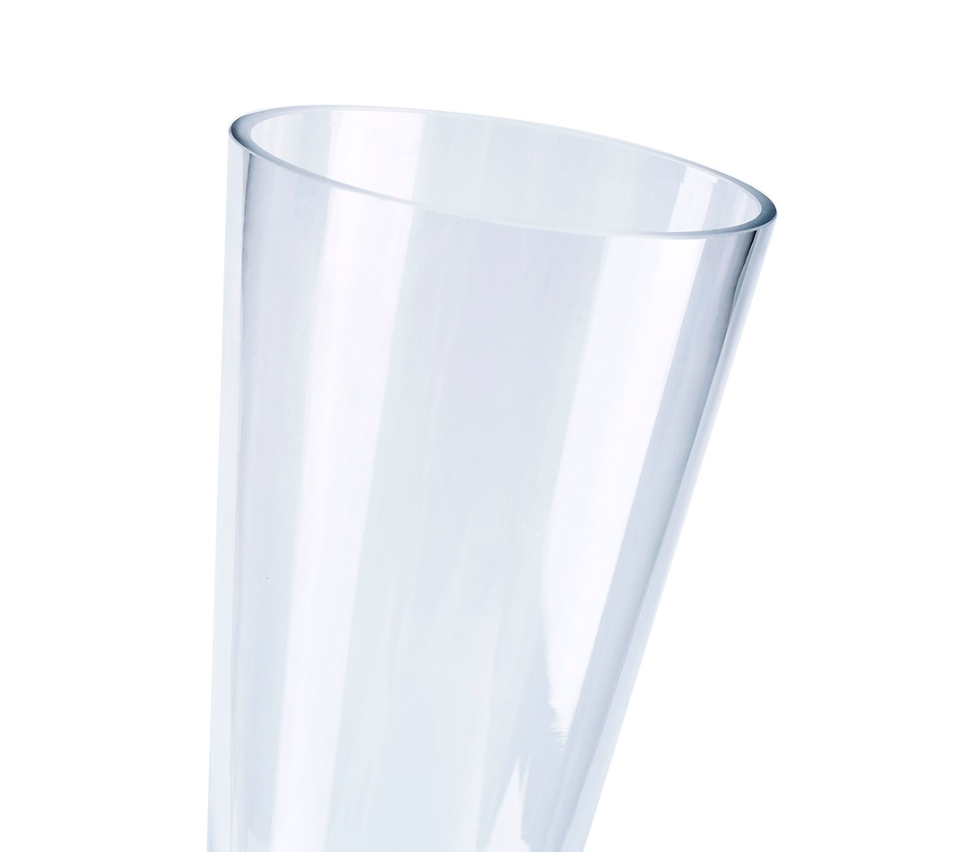 Clear Vase 23.5x4