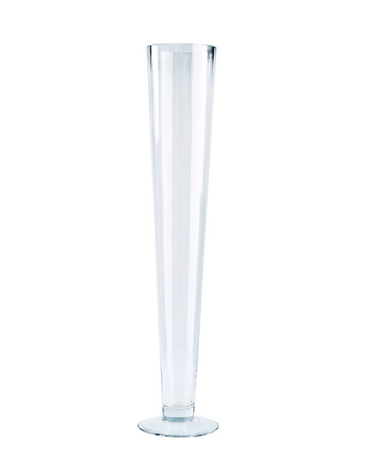 Clear Vase 31.5x4.5