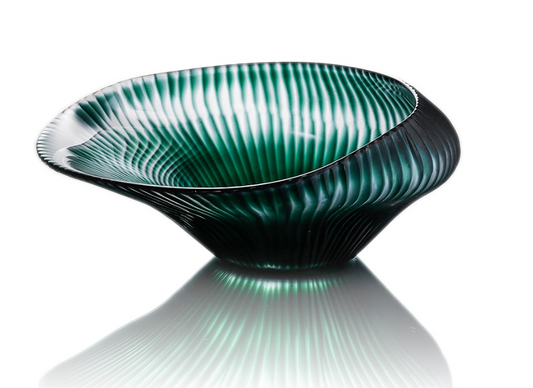 Green Glass Bowl