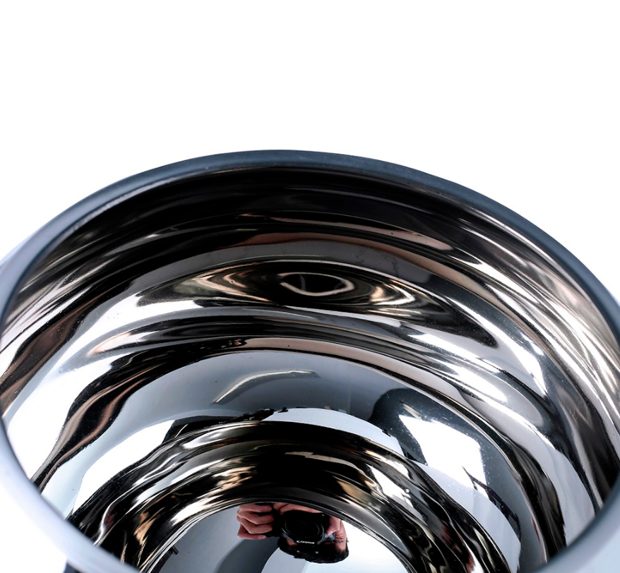 Silver Glass Bowl