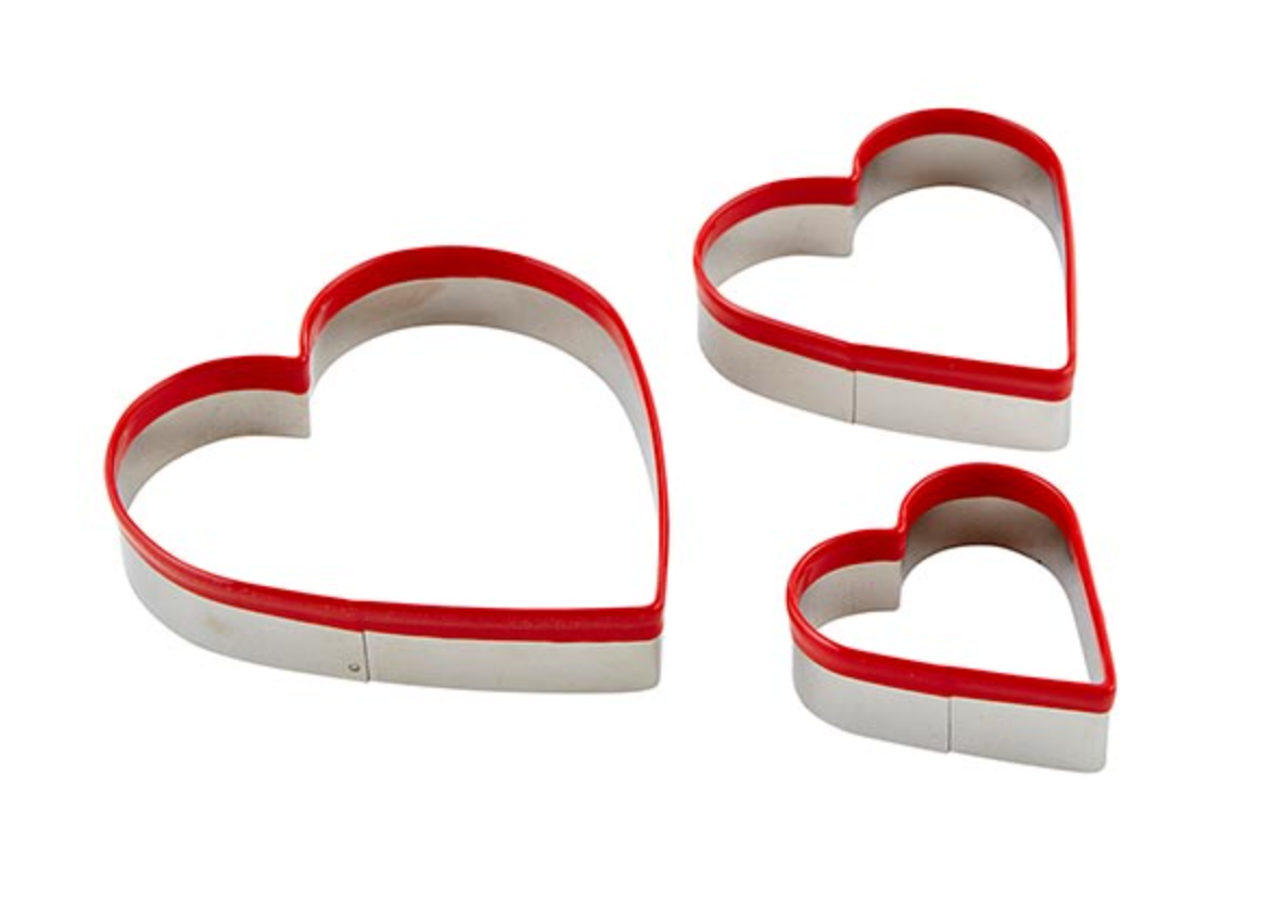 Heart Cookie Cutter Book Box - Set of 3