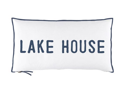 Lake House Face to Face Lumbar Pillow