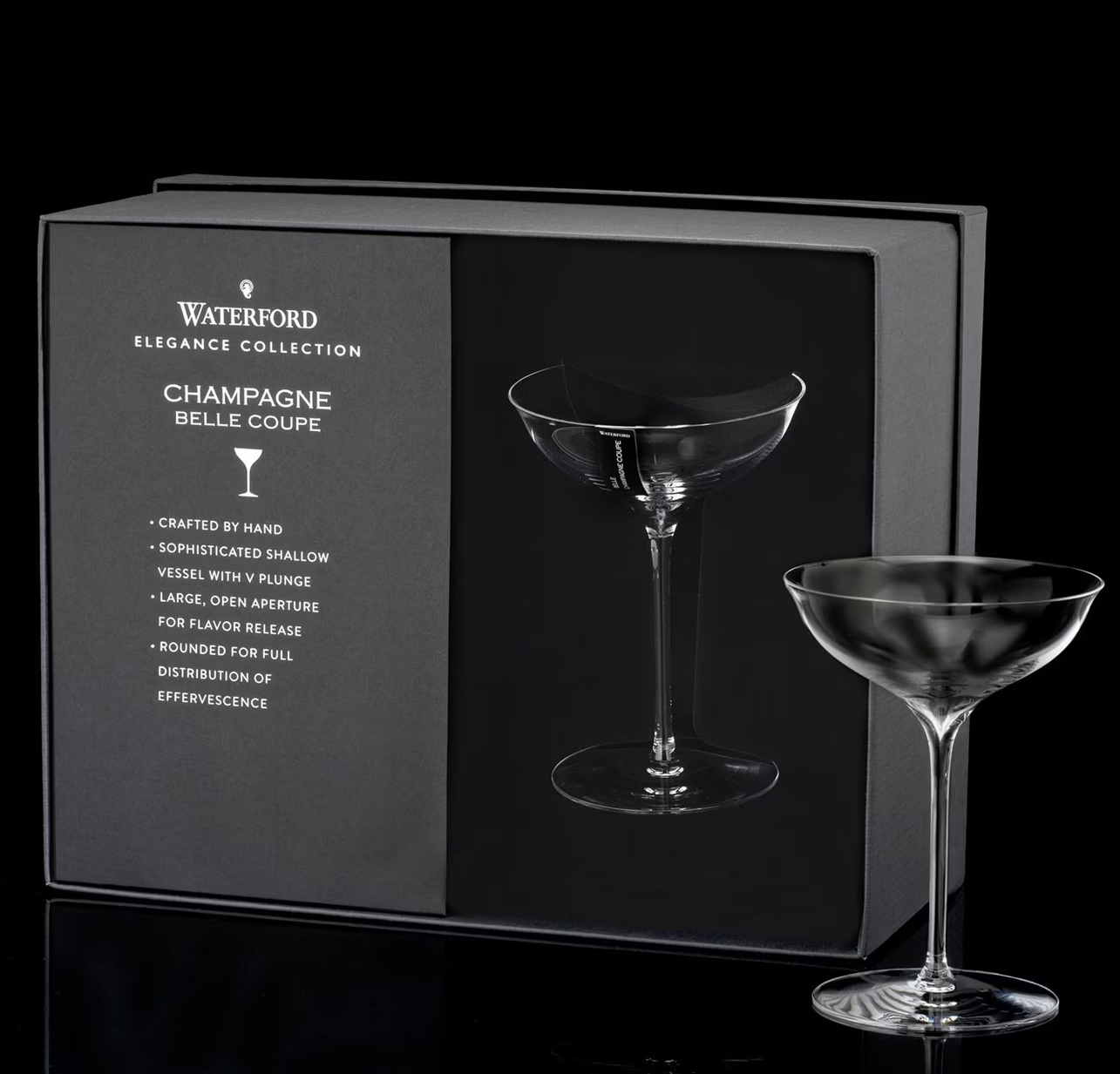 Elegance Champagne Belle Coupe, Pair