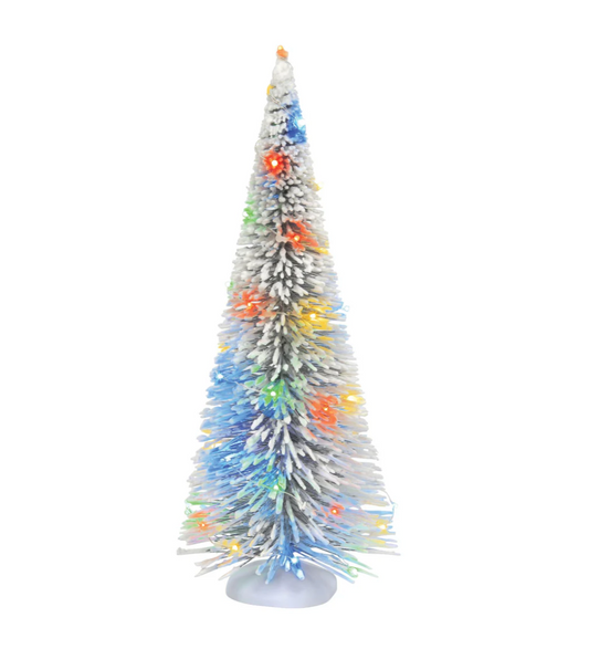 LIT Frosted White Sisal Tree