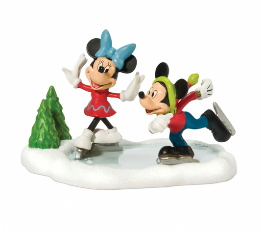 Mickey & Minnie Go Skating