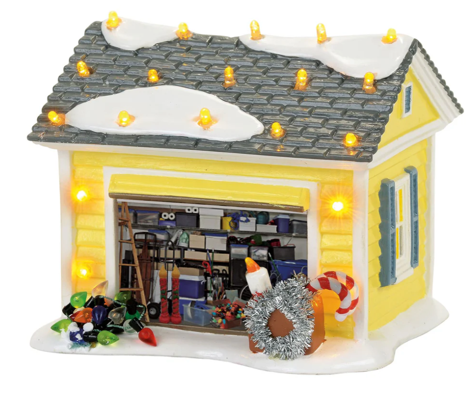 National Lampoon Christmas Vacation the Griswold Holiday Garage Lit Building