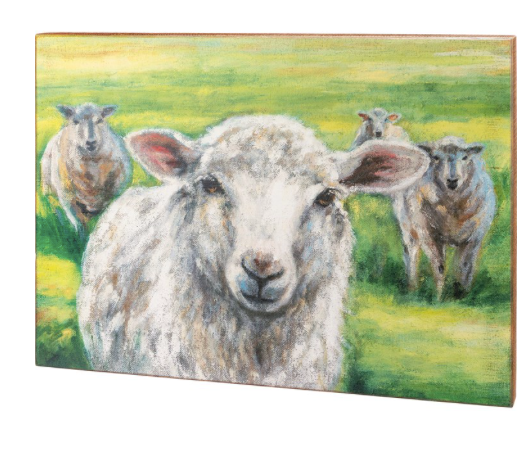 Friendly Sheep Box Sign