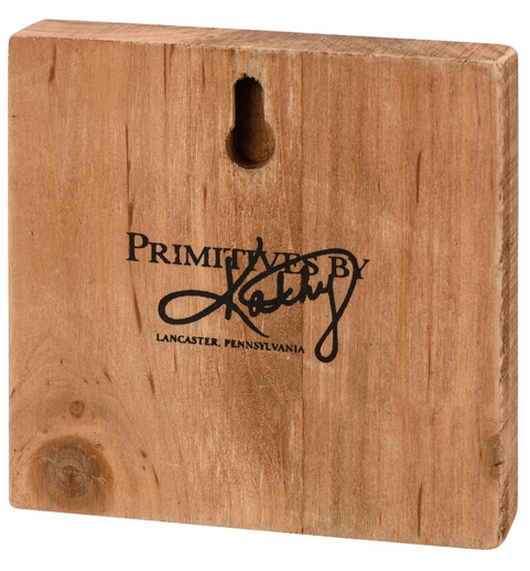 Haunted Tree Block Sign