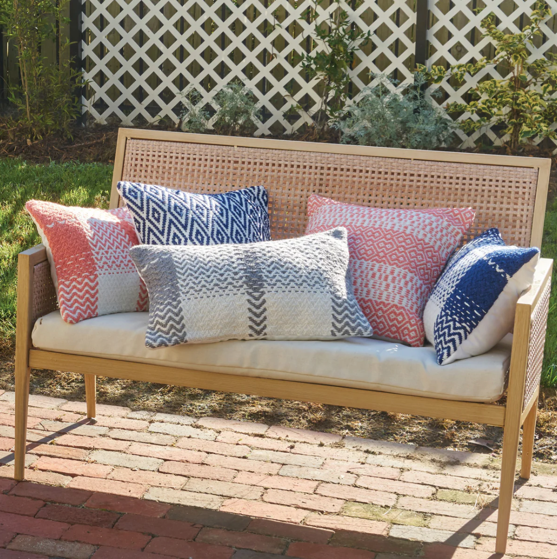 Kim Harlequin Pillow Navy
