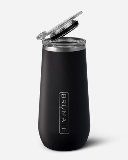 Champagne Flute Matte Black 12oz