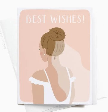 Best Wishes Bride Greeting Card