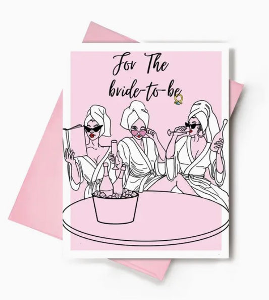 Bridal Shower Bachelorette Party Card| Bridesmaid Gift Card