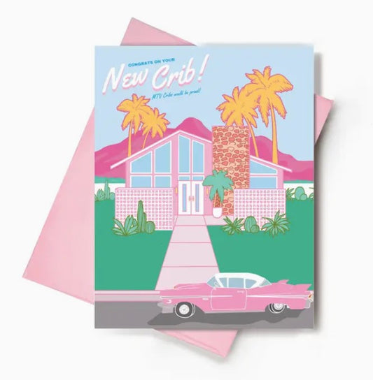 New Crib Housewarming Card| New House Card| New Home Card