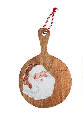 Santa Round Enamel Paddle Board