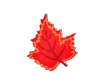 Red Fall Leaf Mini Attachment