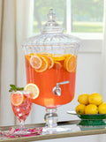 Classic Crystal Beverage Dispenser, 8qt.