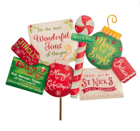 Pile of Holiday Signs