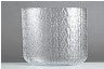 Silver Glass Vase