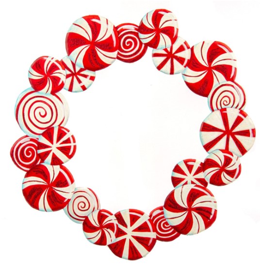 Holiday Candy Wreath