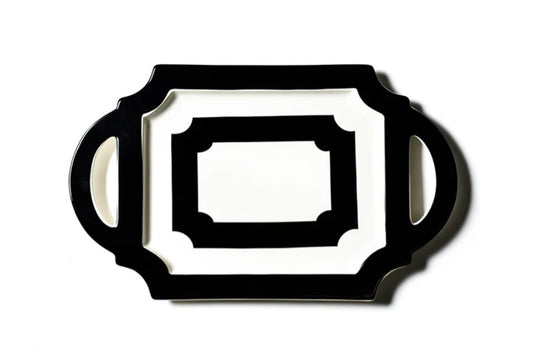 Ticket 18 Handled Traditional Tray Black