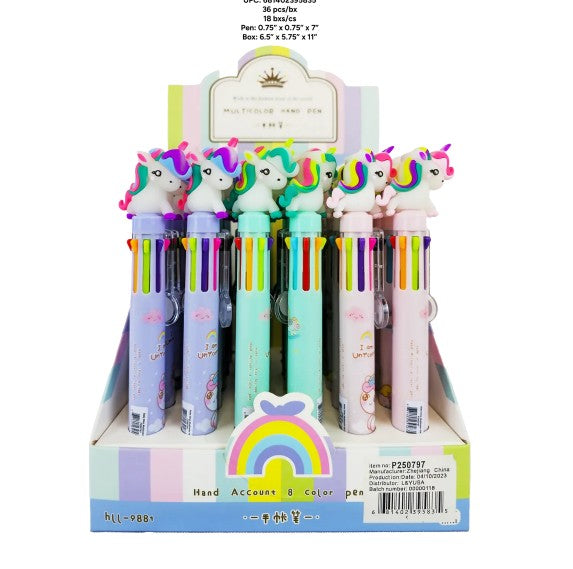 Multicolor Unicorn Pens