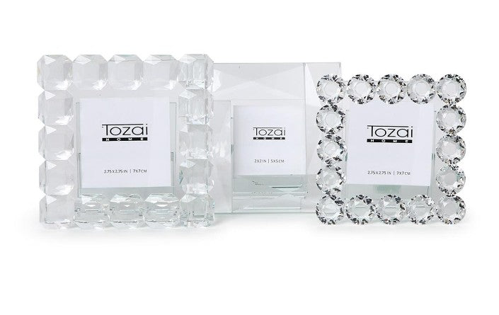 Brilliant Cut 3" x 3" Crystal Photo Frame