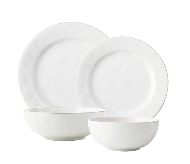 Puro 4pc Place Setting - Whitewash