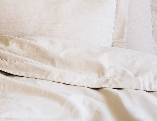 White Hemstitch Duvet Cover
