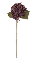 Purple w/Brown Real Touch Hydrangea