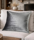 Castle Hill Zain Solid Charcoal Pillow