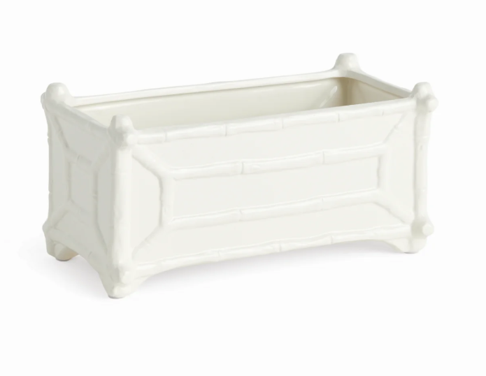Chinoiserie Rectangular Cachepot