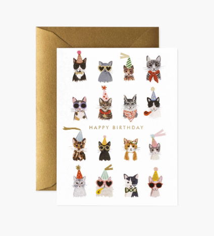 Cool Cats Birthday Card