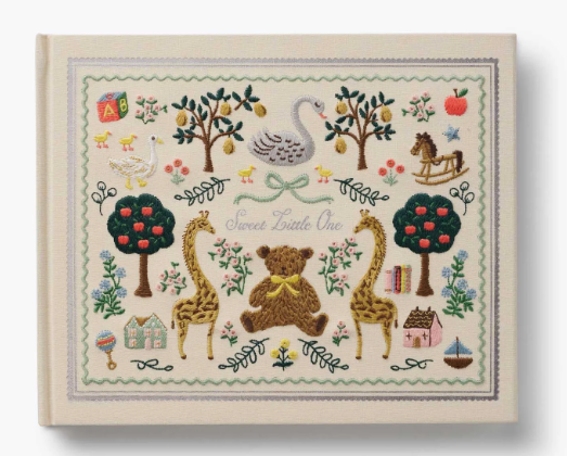 Embroidered Baby Book