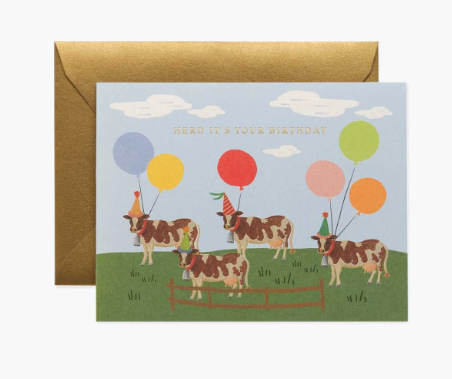 Herd It's Your Birthday Card