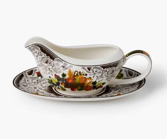 Harvest Porcelain Gravy Boat
